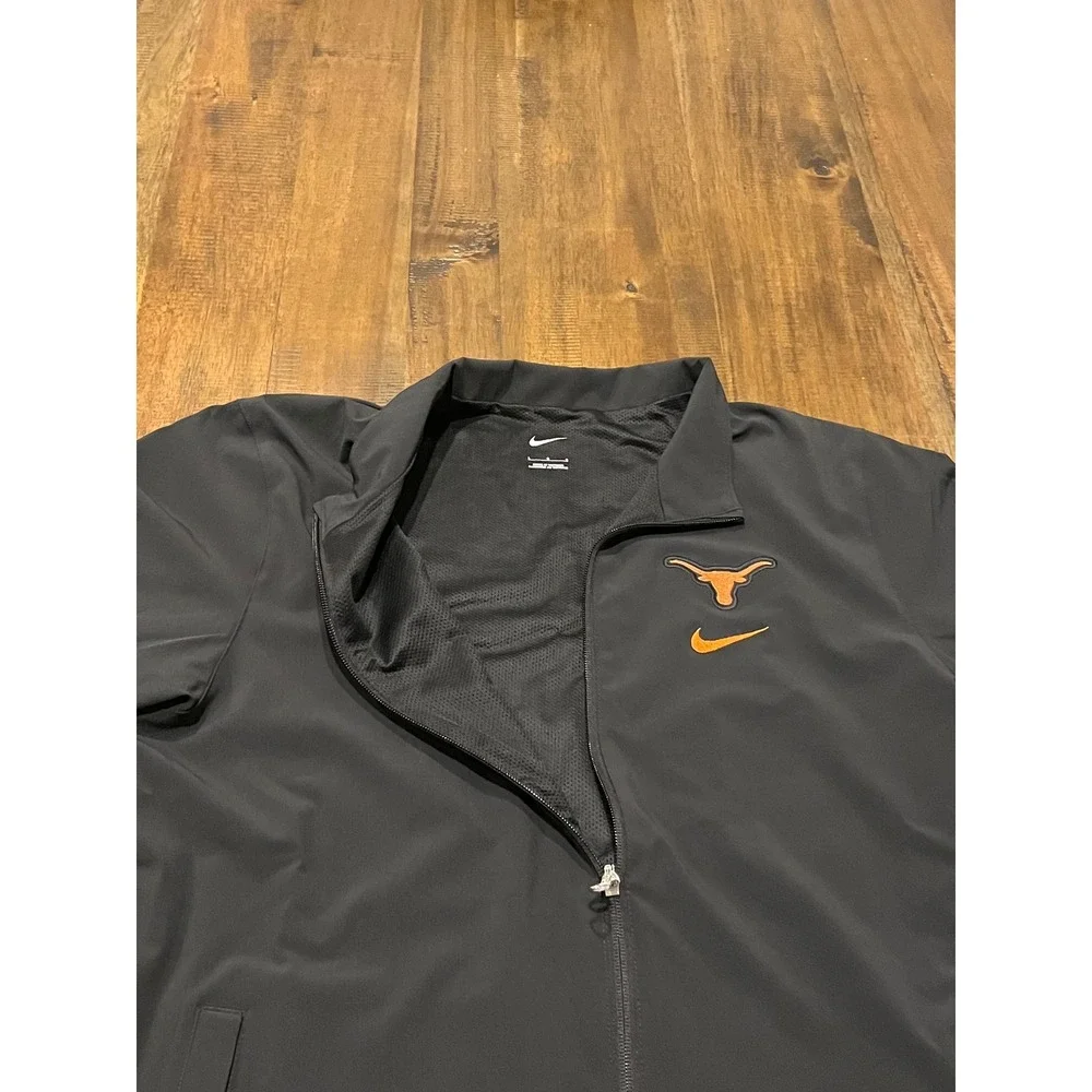 Nike‎ Texas Longhorns NCAA Black Full Zip Jacket Men's Large